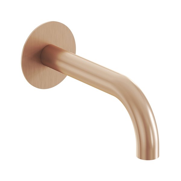 Вилив для змішувача Ravak Espirit настінний рожеве золото матове X07P801