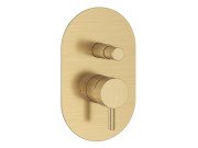 Смеситель для душа Ravak Espirit встраиваемый золото матовое X070608