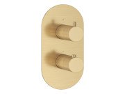 Термостат для душа Ravak Espirit встраиваемый золото матовое X070610