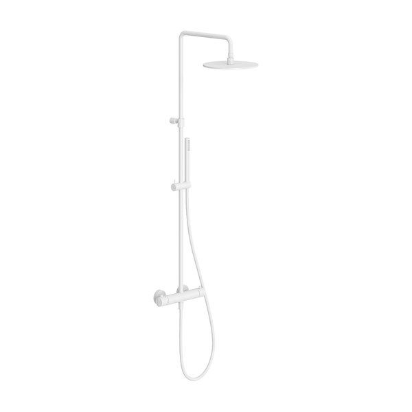 Душевая стойка Ravak Espirit с термостатическим смесителем белый матовый X070495