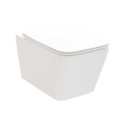 Унитаз подвесной Ravak Solar RimOff 36х51,5 см с сиденьем керамика белый X01928