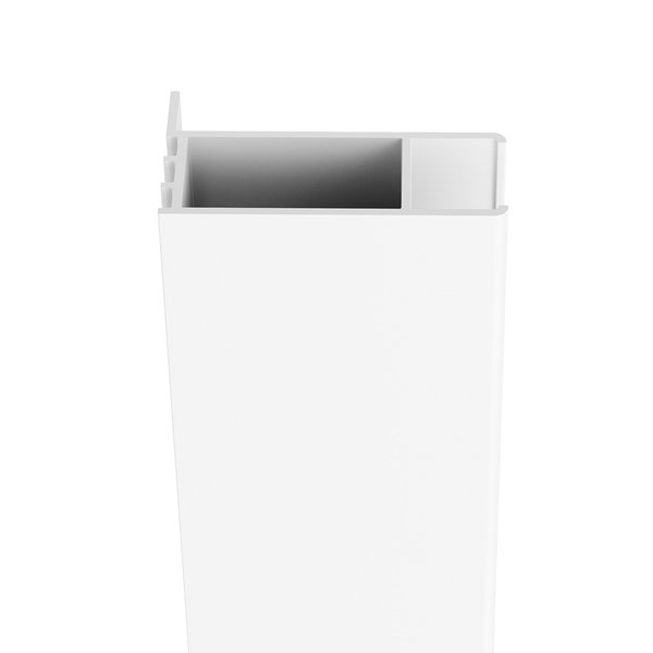 Удлиненный установочный профиль Ravak Chrome CNPS 195 см алюминий белый матовый E778801E19470