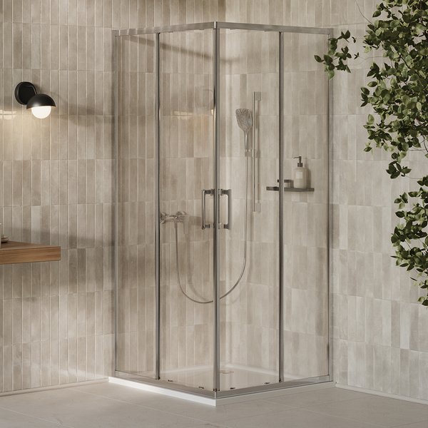 Душевой уголок Ravak X-Point Slim XPSRV2-100 профиль полированный алюминий стекло transparent X14VA0C0FZ1