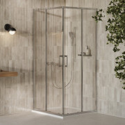 Душевой уголок Ravak X-Point Slim XPSRV2-100 профиль полированный алюминий стекло transparent X14VA0C0FZ1