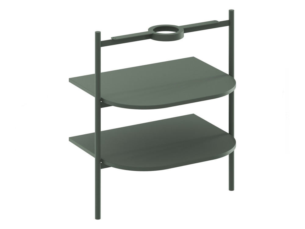 Консоль под раковину Ravak Yard 600 металл/МДФ зеленый D800008005