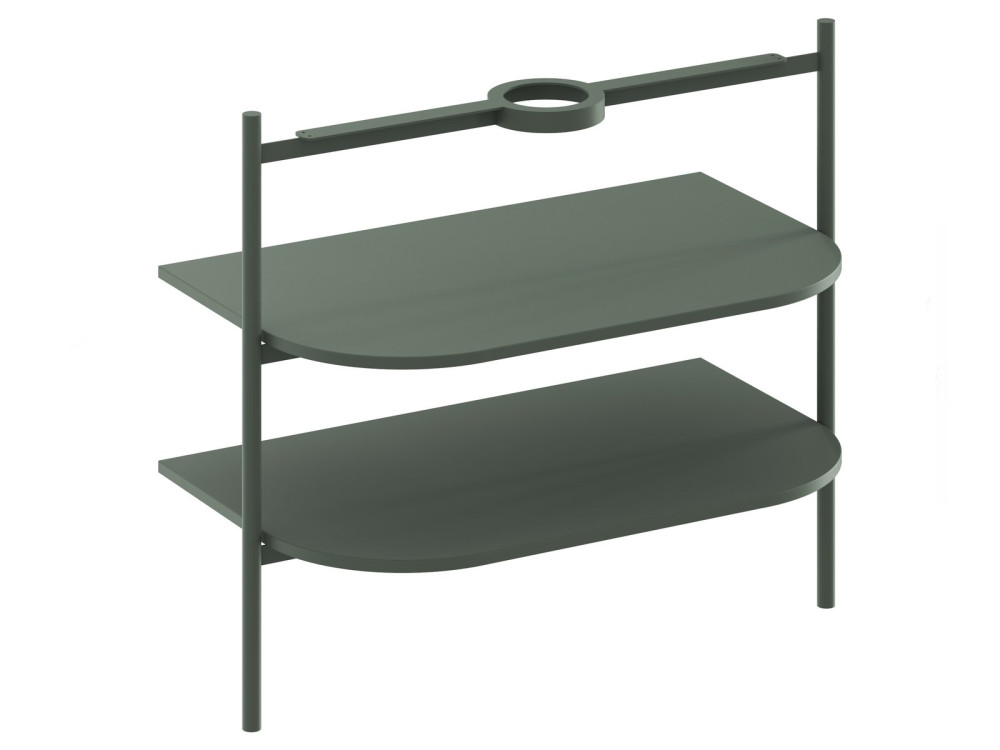 Консоль під раковину Ravak Yard 800 метал/МДФ зелений D800008006