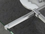 T-образное соединение для душевой кабины Ravak Walk-In металл полированный алюминий GWD01000C001