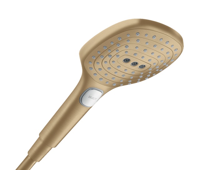 Душова лійка Hansgrohe Raindance Select E 120 3-режимна EcoSmart бронза 28728140
