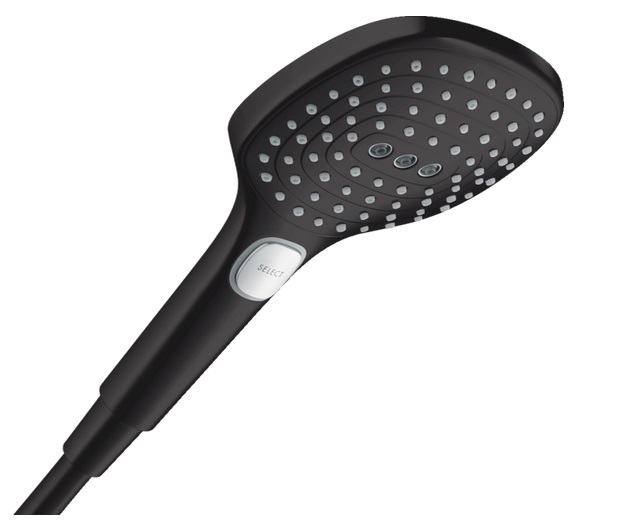 Душова лійка Hansgrohe Raindance Select E 120 3-режимна EcoSmart чорний матовий 28728670