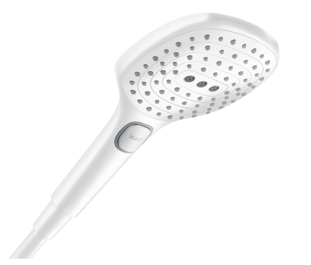 Душова лійка Hansgrohe Raindance Select E 120 3-режимна EcoSmart матовий білий 28728700