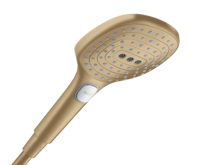 Душова лійка Hansgrohe Raindance Select E 120 3-режимна EcoSmart+ бронза 28729140