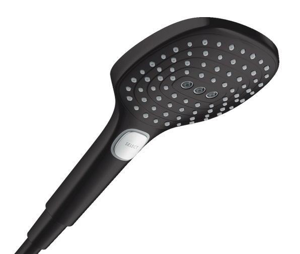 Душова лійка Hansgrohe Raindance Select E 120 3-режимна EcoSmart+ чорний матовий 28729670