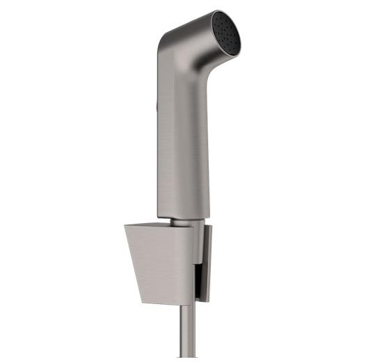 Гигиенический душ Hansgrohe 1jet S EcoSmart со шлангом и держателем черный матовый хром 29238340
