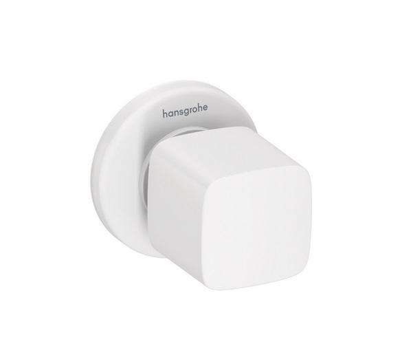Запорный/переключающий вентиль для душа Hansgrohe Metris E матовый белый 31677700
