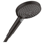 Душевая лейка Hansgrohe Raindance Select S 120 3-режимная EcoSmart черный матовый 26515670