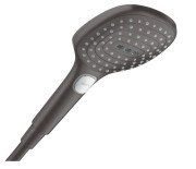 Душевая лейка Hansgrohe Raindance Select E 120 3-режимная EcoSmart черный матовый хром 28728340