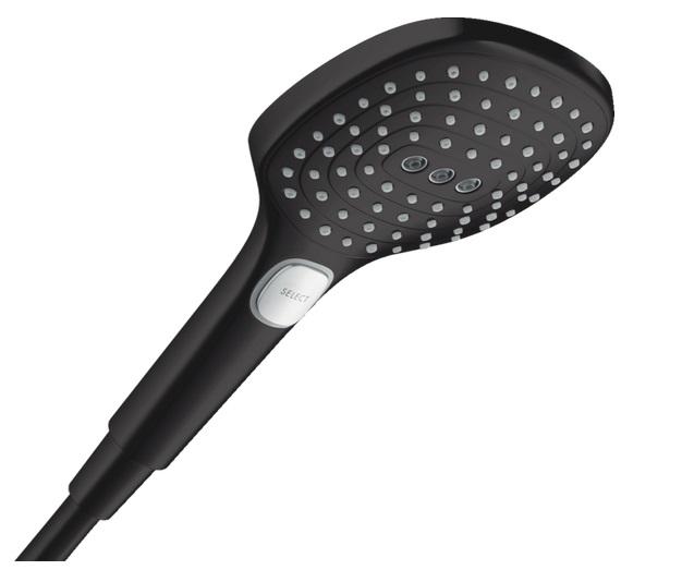 Душевая лейка Hansgrohe Raindance Select E 120 3-режимная EcoSmart черный матовый 28728670