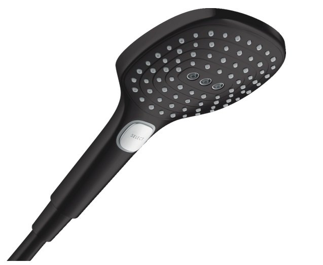 Душевая лейка Hansgrohe Raindance Select E 120 3-режимная EcoSmart черный матовый 28728670