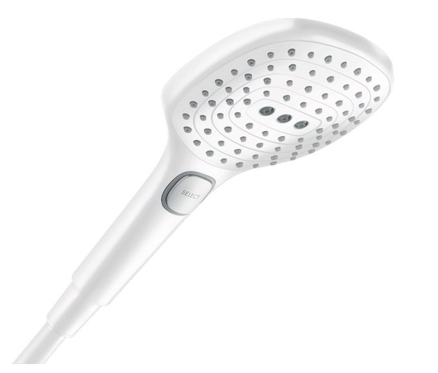 Душова лійка Hansgrohe Raindance Select E 120 3-режимна EcoSmart матовий білий 28728700