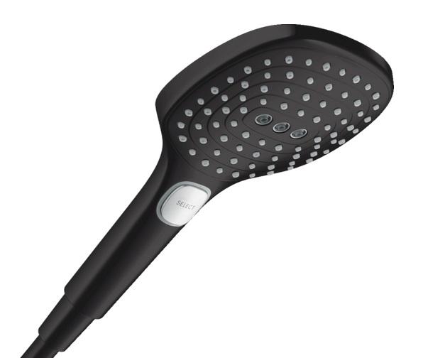Душова лійка Hansgrohe Raindance Select E 120 3-режимна EcoSmart+ чорний матовий 28729670