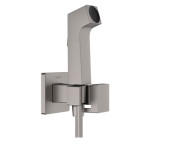 Гігієнічний душ Hansgrohe Bidette 1jet E зі шлангом та тримачем чорний матовий хром 29231340