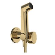 Гигиенический душ Hansgrohe Bidette 1jet S EcoSmart со шлангом и держателем золото 29232990