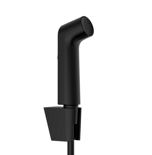 Гигиенический душ Hansgrohe 1jet S EcoSmart со шлангом и держателем черный матовый 29238670