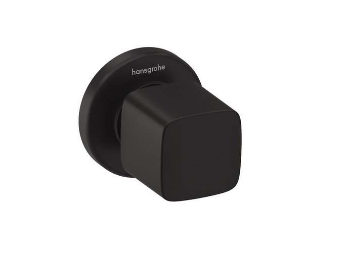 Запірний вентиль для душу Hansgrohe Metris E чорний матовий 31677670