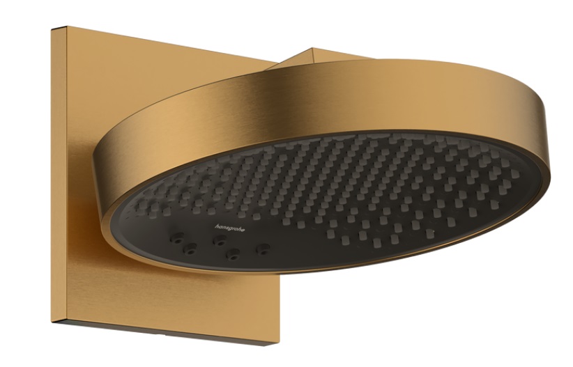 Верхний душ со стены Hansgrohe Rainfinity 250 3 режима EcoSmart бронза 26233140