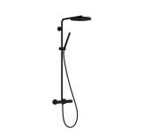Душова стійка Hansgrohe Pulsify S Puro Showerpipe 260 1jet із термостатом Ecostat Fine чорний матовий 24222670