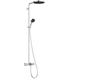 Душевая стойка Hansgrohe Pulsify S Puro Showerpipe 260 1jet EcoSmart с термостатом хром 24232000
