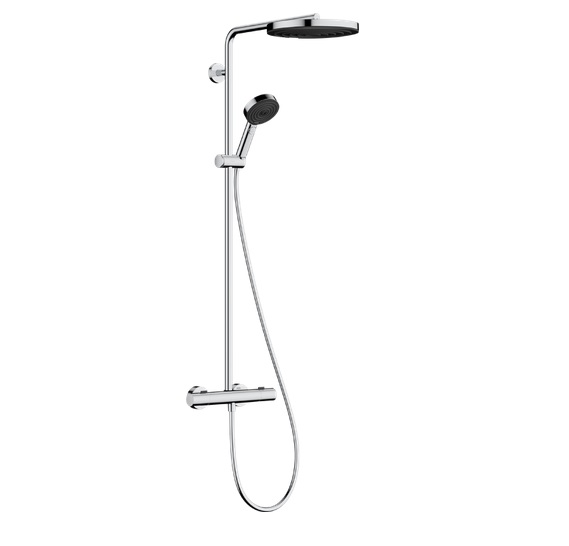 Душевая стойка Hansgrohe Pulsify S Puro Showerpipe 260 1jet с термостатом Ecostat Fine хром 24236000