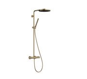 Душевая стойка Hansgrohe Pulsify S Puro Showerpipe 260 1jet с термостатом Ecostat Fine бронза 24222140