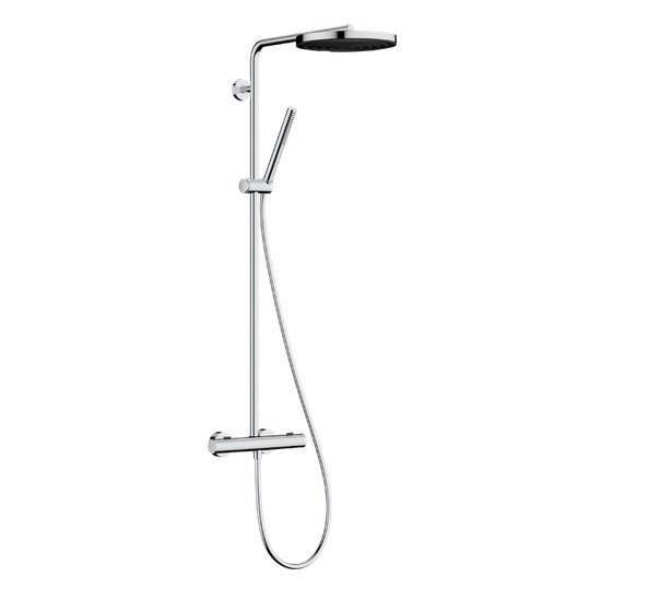Душевая стойка Hansgrohe Pulsify S Puro Showerpipe 260 1jet EcoSmart с термостатом хром 24223000