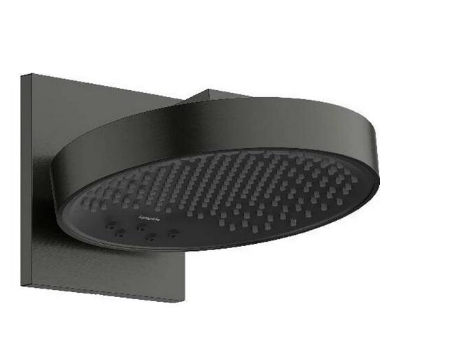Верхній душ зі стіни Hansgrohe Rainfinity 250 3 режими EcoSmart чорний матовий хром 26233340