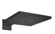 Верхний душ Hansgrohe Raindance E 300х300 мм 1 режим EcoSmart с кронштейном черный матовый 26239670