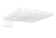 Верхний душ Hansgrohe Raindance E 300х300 мм 1 режим EcoSmart с кронштейном белый матовый 26239700