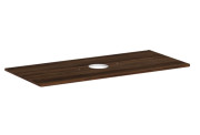 Столешница под раковину Hansgrohe Xelu Q 118х55 см с вырезом ДСП темный орех 54115630