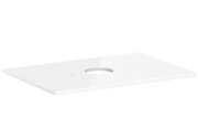 Стільниця під раковину Hansgrohe Xelu Q 78х55 см з вирізом ДСП білий глянсовий 54113050
