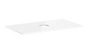 Стільниця під раковину Hansgrohe Xelu Q 98х55 см з вирізом ДСП білий глянсовий 54114050