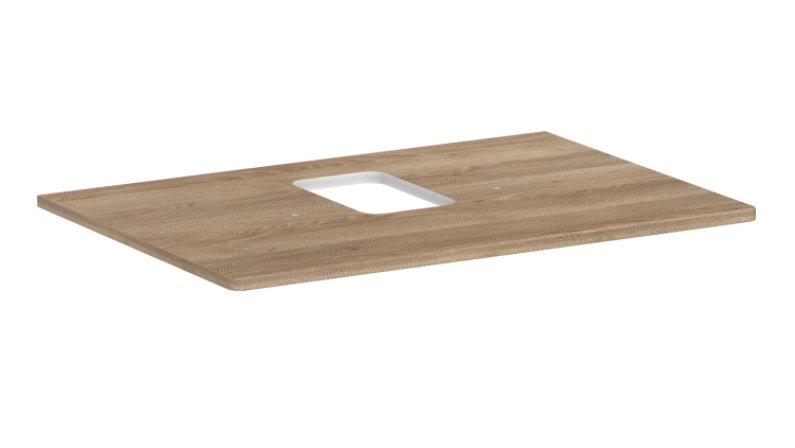 Стільниця під раковину Hansgrohe Xelu Q 78х55 см з вирізом ДСП натуральний дуб 54120230