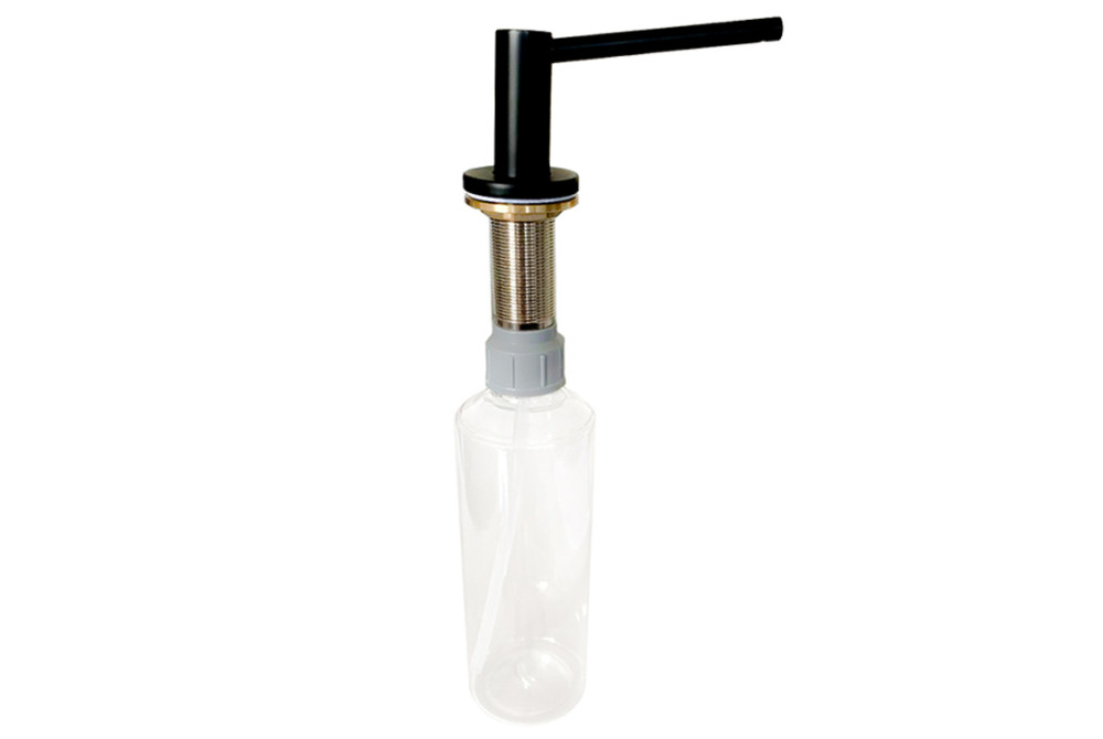 Диспенсер для миючого засобу McAlpine врізний 500 мл чорний мат SOAP-MB-25-BB