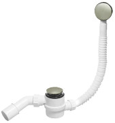 Злив-перелив для ванни McAlpine клік-клак нержавіюча сталь HC2600CLSN