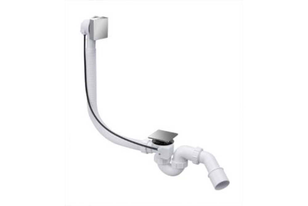 Злив-перелив для ванни McAlpine автомат хром HC31SQ-CBS1-1M