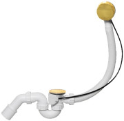 Слив-перелив для ванны McAlpine автомат золото HC31-GOLD