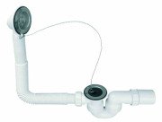 Слив-перелив для ванны McAlpine хром HC30-EX