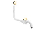 Слив-перелив для ванны McAlpine клик-клак золото HC2600CL-GOLD-PVD