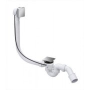 Слив-перелив для ванны McAlpine автомат премиум квадратный хром HC31SQ-CBS1