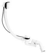 Слив-перелив для ванны McAlpine автомат квадратный хром MP31SSF-CBSQ