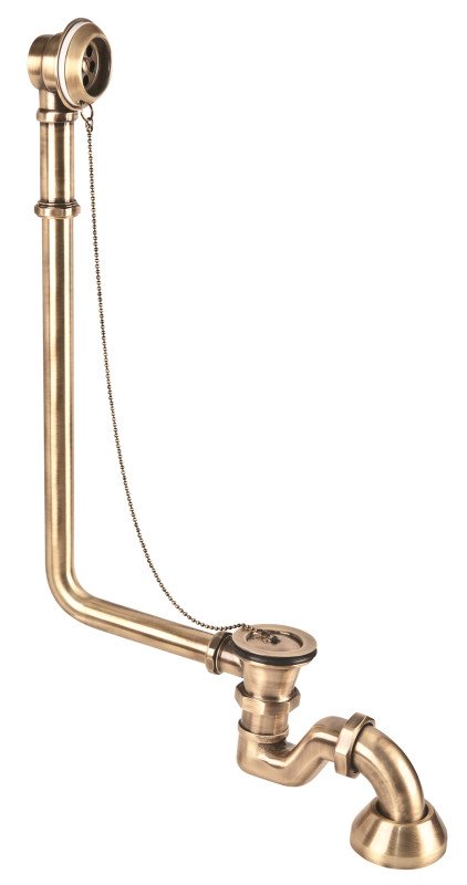 Злив-перелив для ванни McAlpine антична бронза 260AB